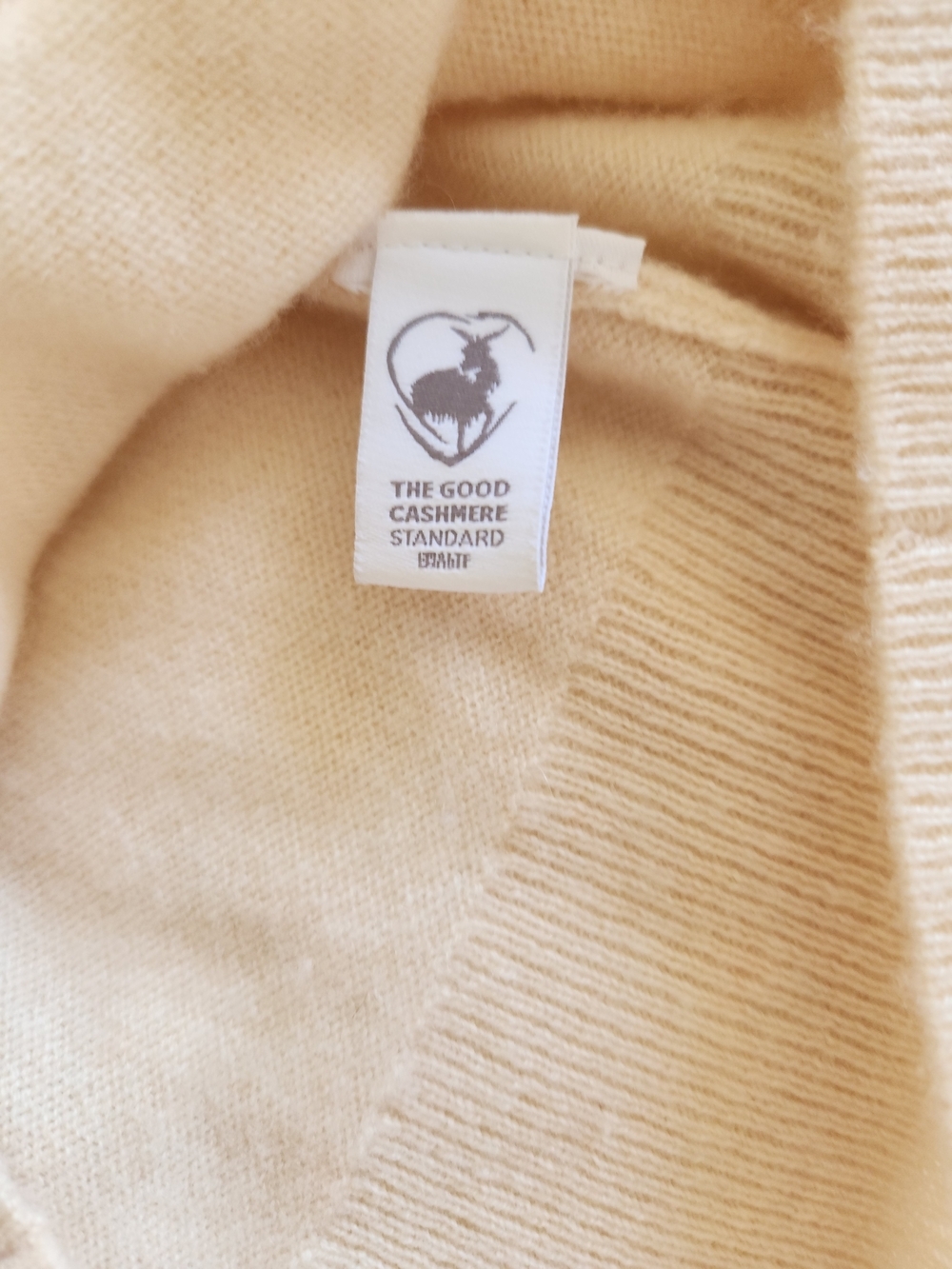 J. Crew Cashmere Cream Crewneck Sweater - Picture 6 of 9